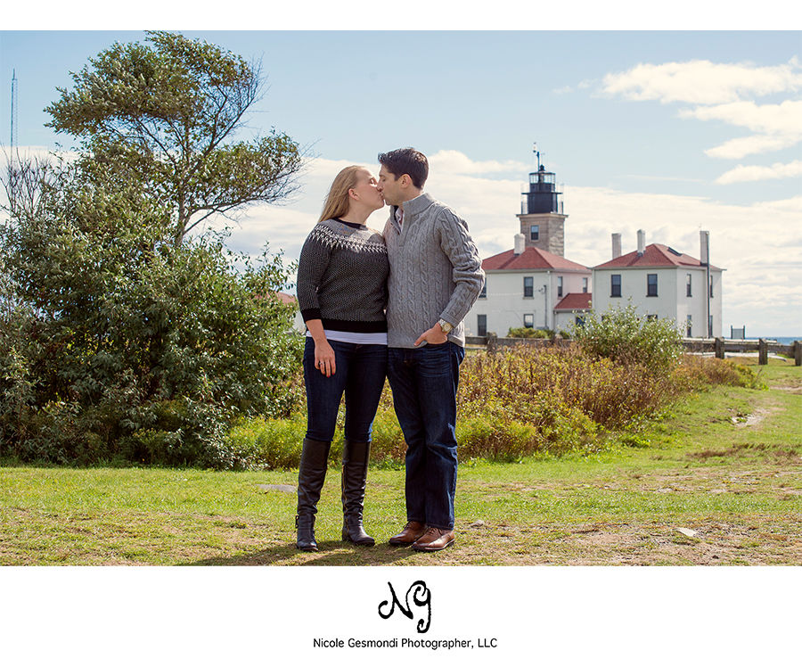 engagement photos at Beavertail State Park in Jamestown, RI engagement photos at Beavertail State Park in Jamestown, RI