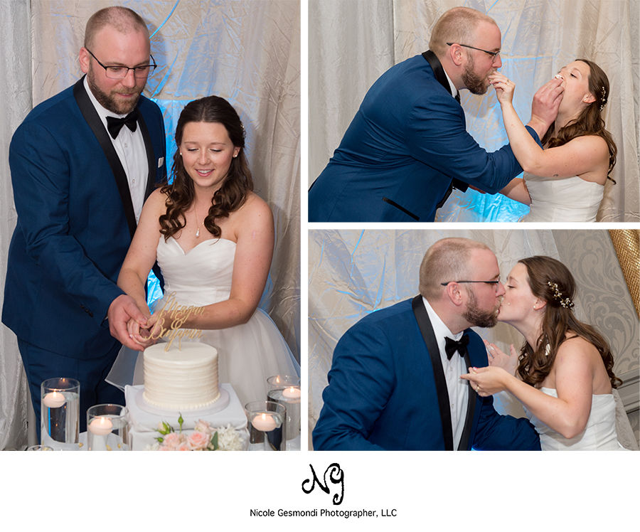 bride and groom cutting wedding cake photos bride and groom cutting wedding cake photos