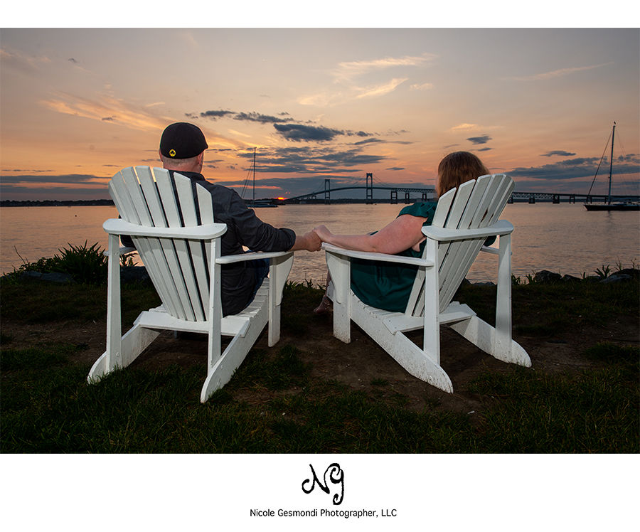 Newport Sunset Engagement Photos | Kevin + Erin