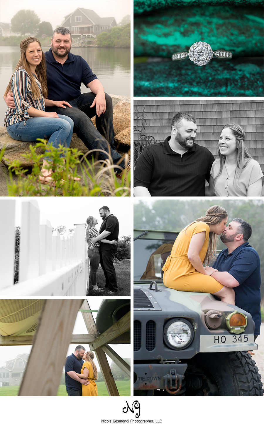 foggy engagement photos in Matunick foggy engagement photos in Matunick