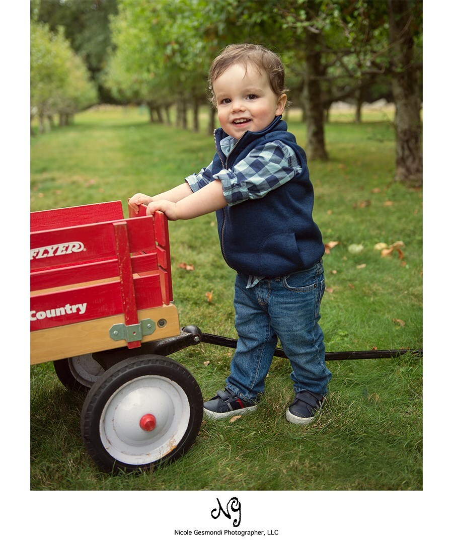outdoor toddler fall mini photo sessions in RI