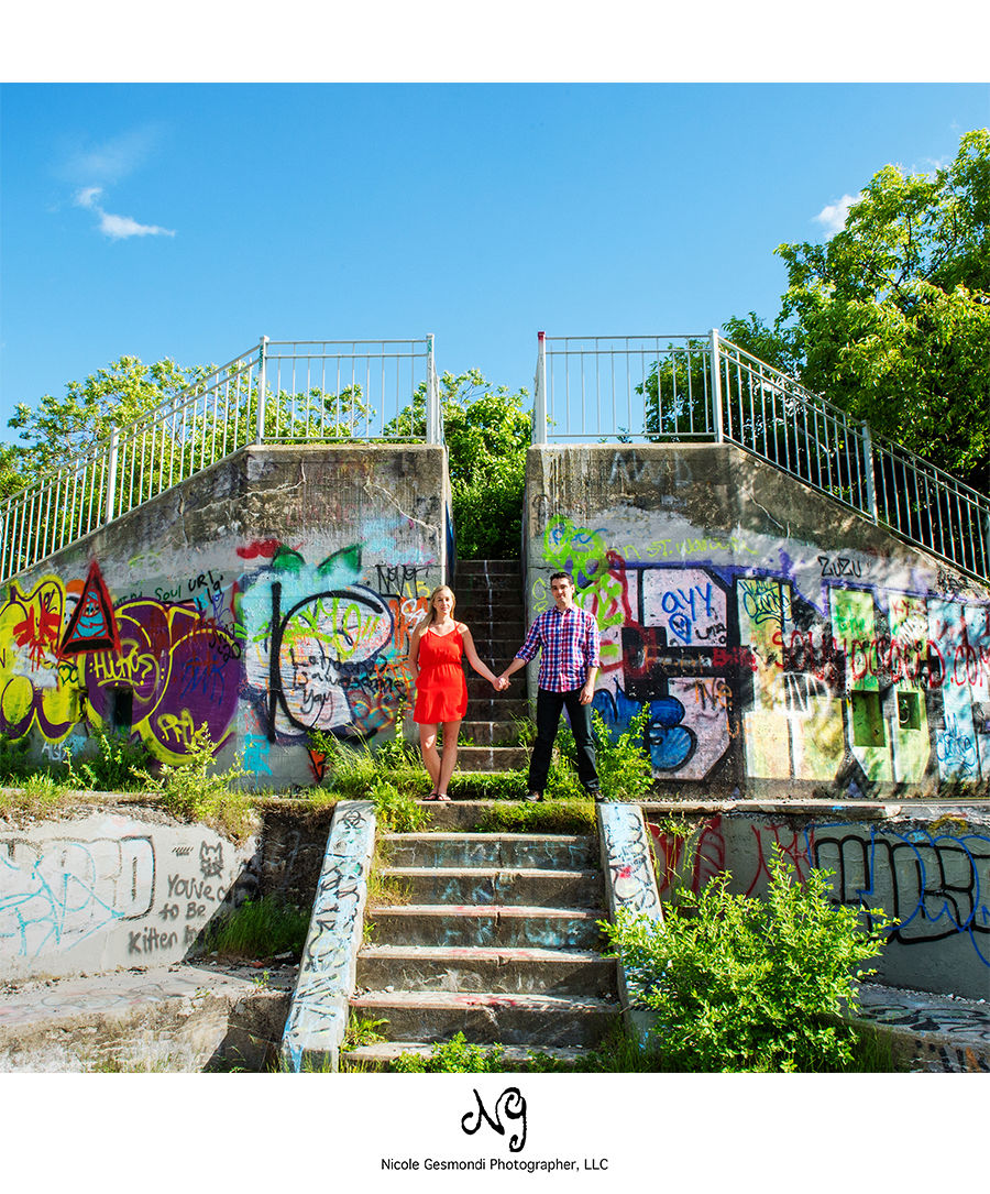 engagement photos at fort Wetherill in Jamestown, RI engagement photos at fort Wetherill in Jamestown, RI