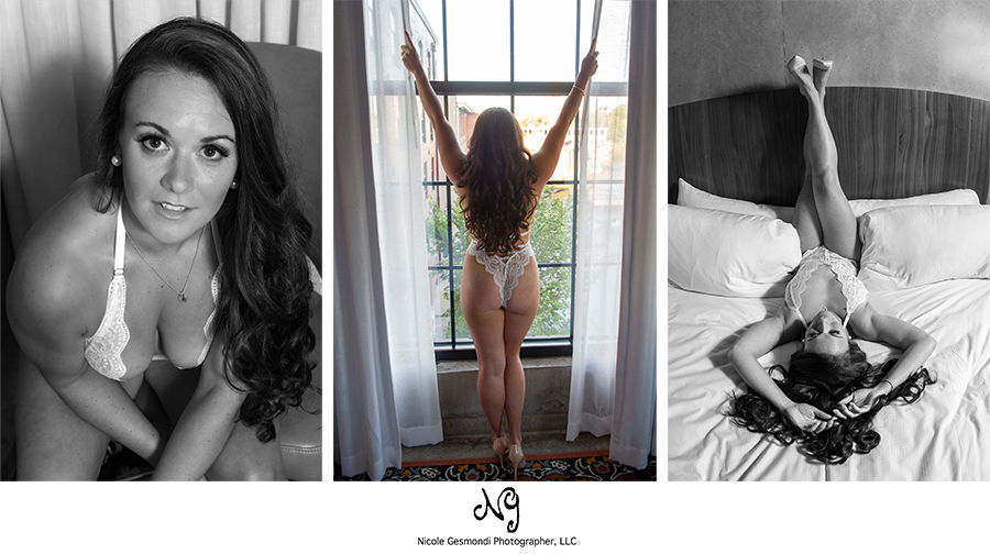 NYLO hotel boudoir photo session Warwick RI