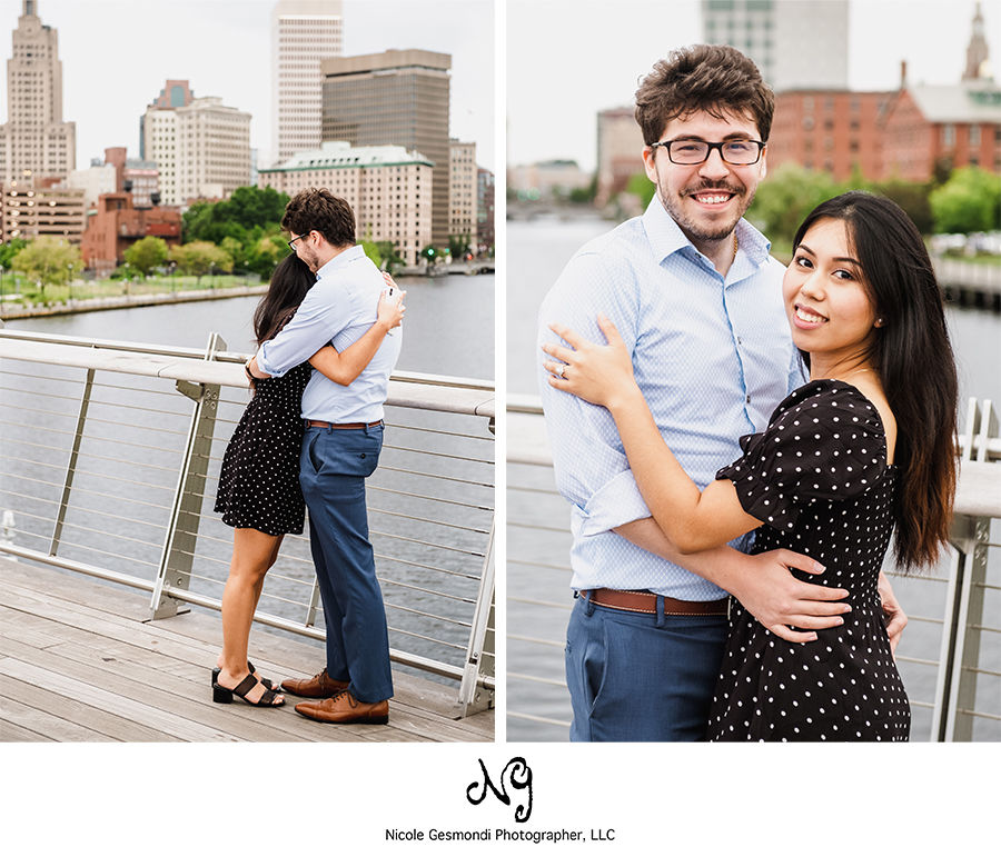 couple in downtown providence