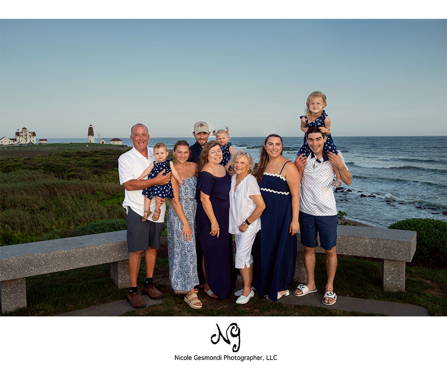 pt Judith family beach portraits summer