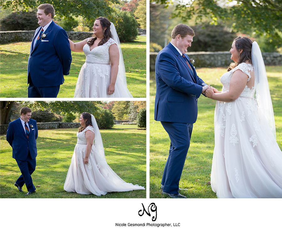 bride and groom first look mount hope farm bride and groom first look mount hope farm