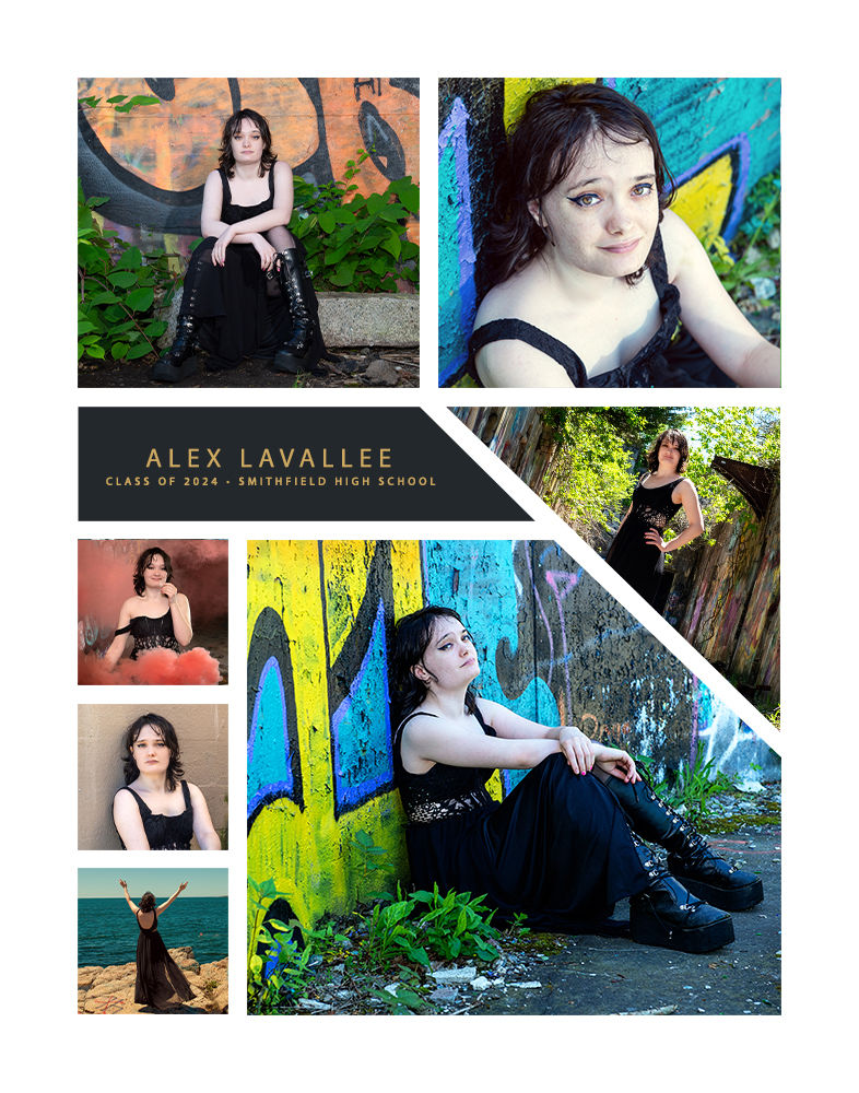Smithfield high school senior portrait photographer