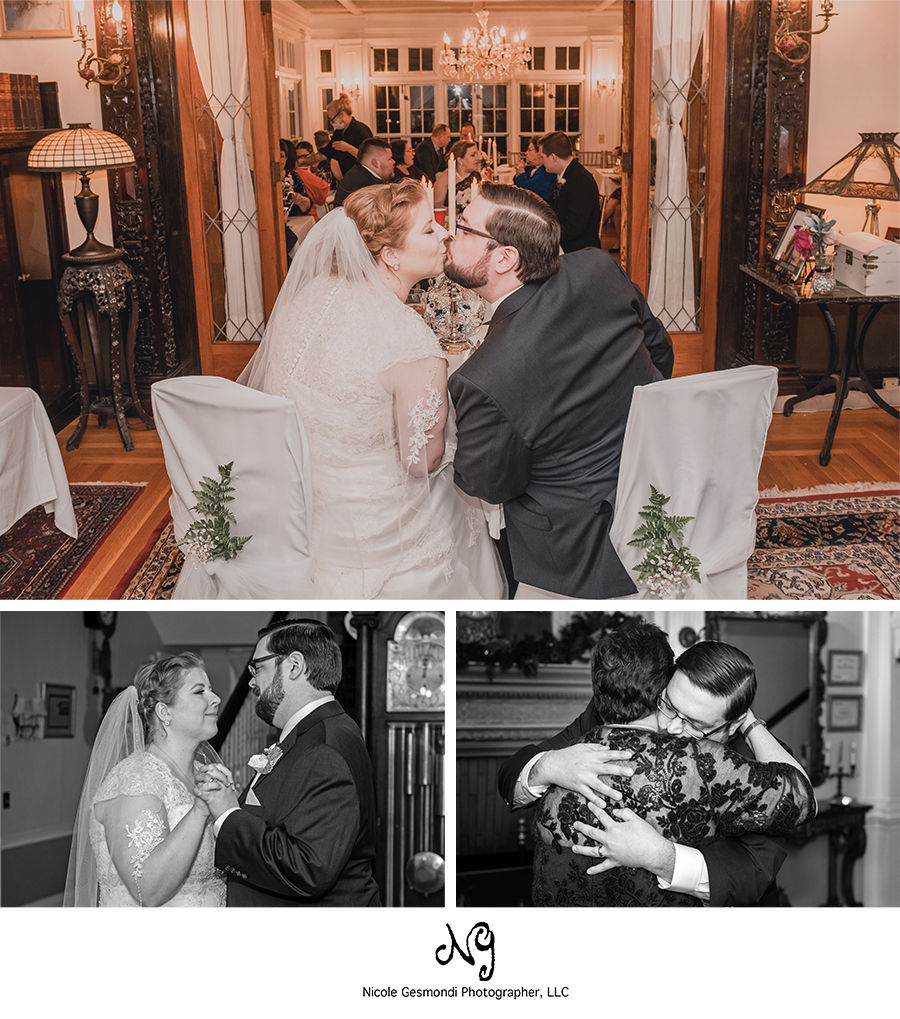 Edgewood Manor Cranston RI wedding photos of the bride and groom